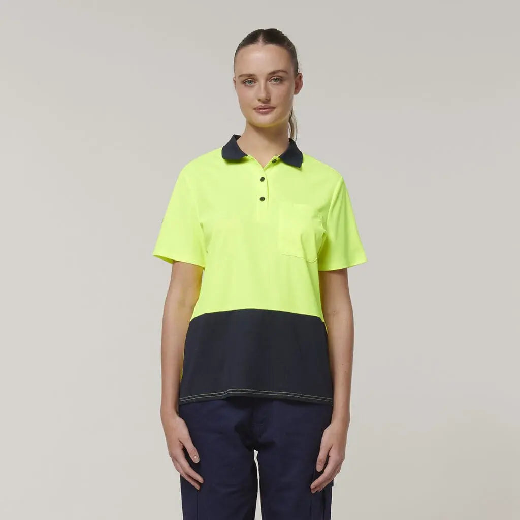 Hard Yakka Women's Hi Vis Polo Shirt Y08601 Hard Yakka